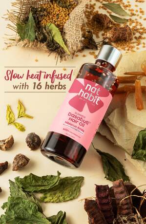Nat Habit Summer Dasabuti Hibiscus Amla Hair Oil